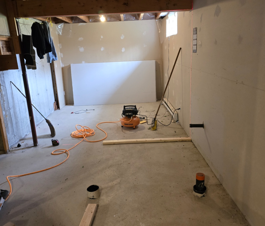 Rénovation de sous-sol à Pincourt