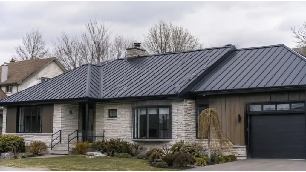 Comparaison de bardeaux d'asphalte et de toiture métallique au Québec